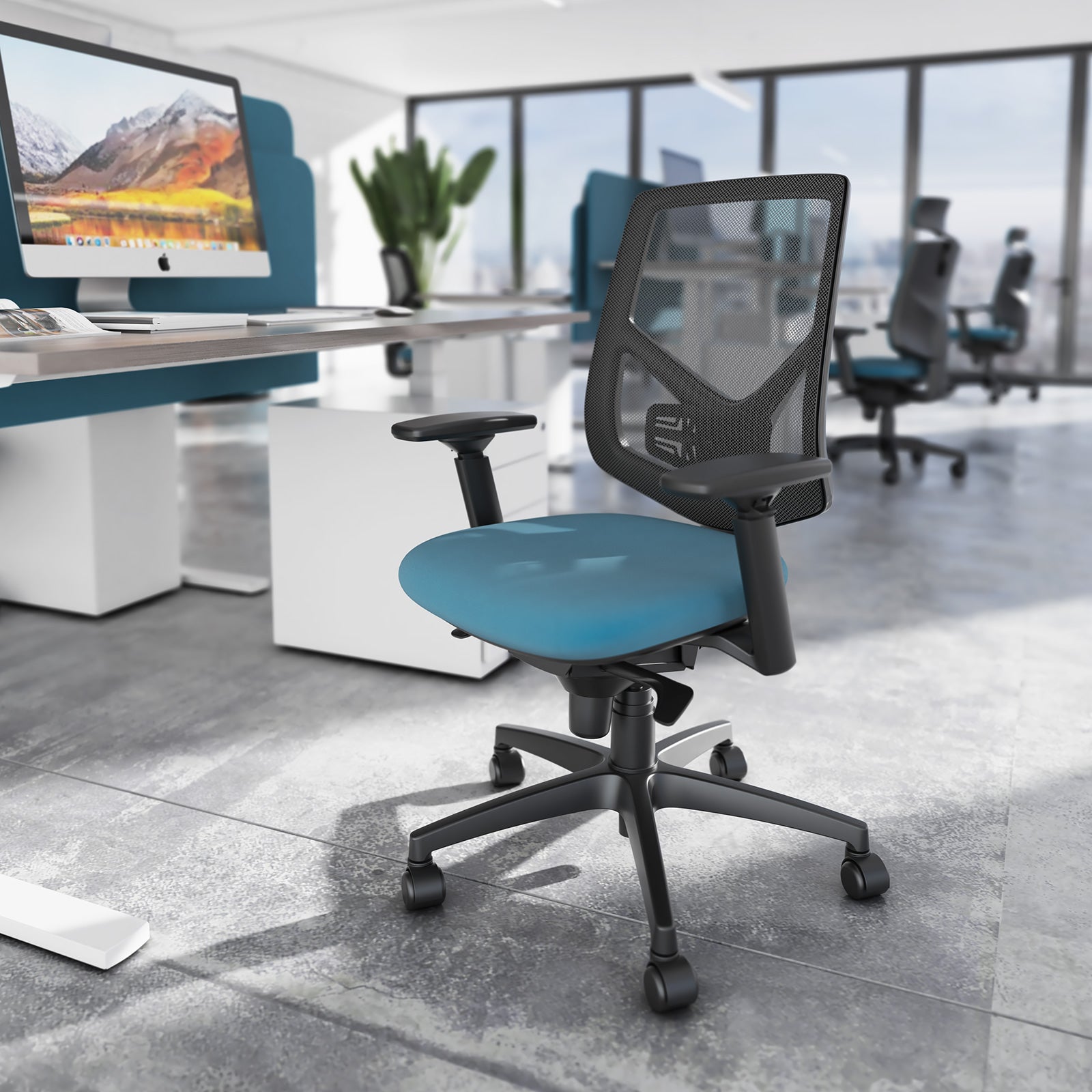 Tegan mesh back PCB operators chair