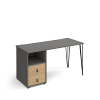 Tikal desk, ped with draws