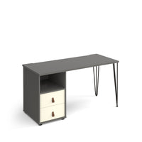 Tikal desk, ped with draws