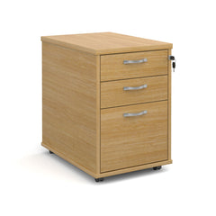 Tall Mobile Pedestal With Silver Handles