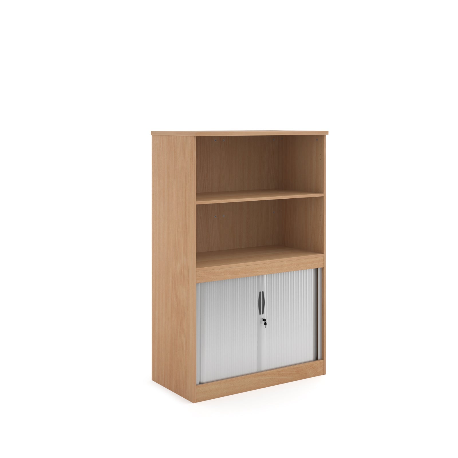 Systems combi unit with tambour and open top