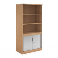 Systems combi unit with tambour and open top