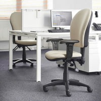 Altino High fabric back asynchro operator chair