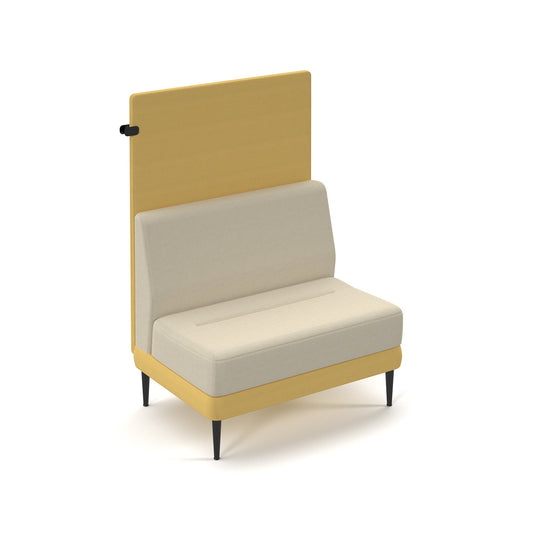 Trinity high back double central modular sofa with link units