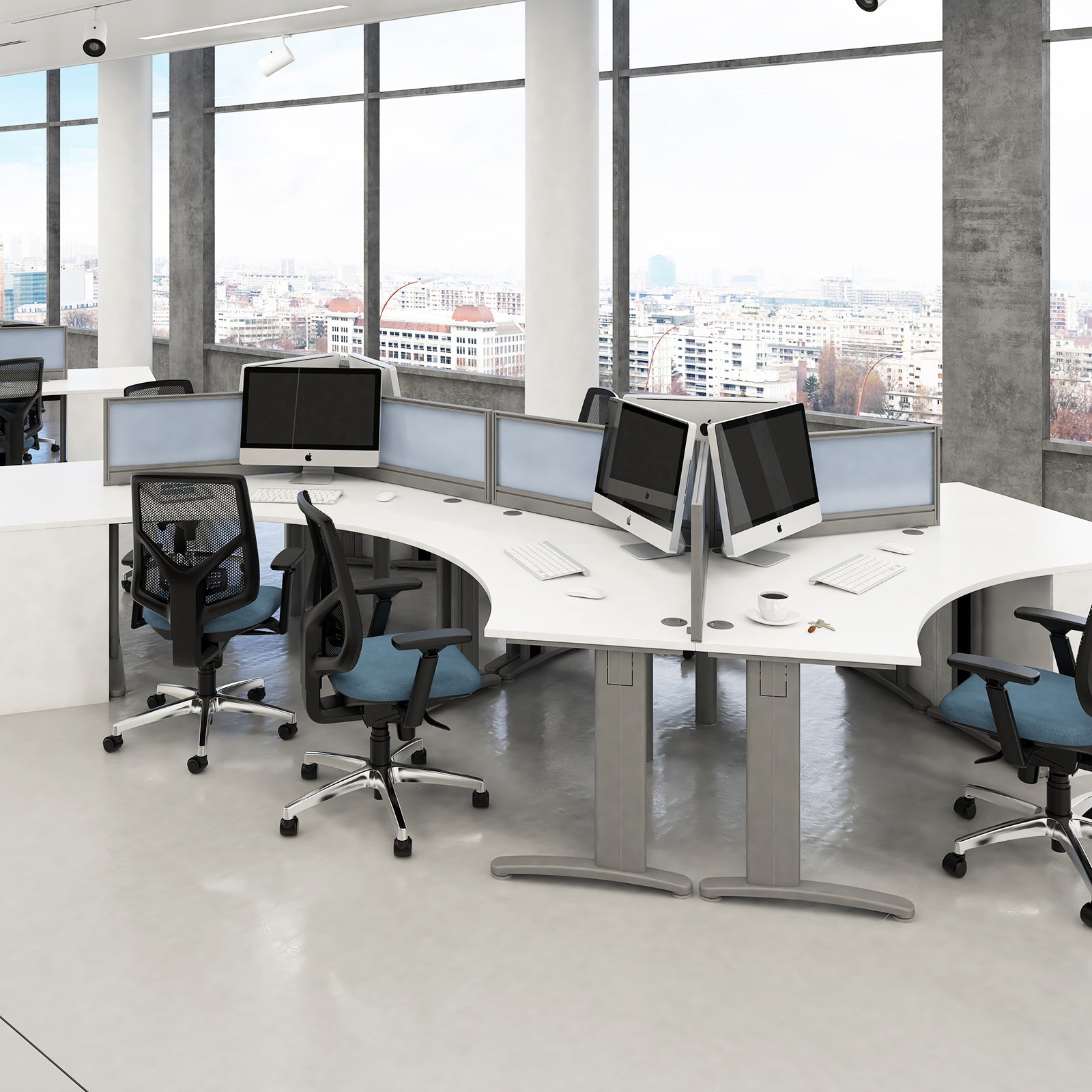 Tr10 Straight Desk 800Mm Deep