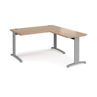 TR10 single desk with return