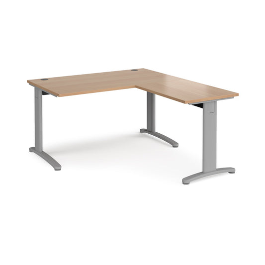 TR10 single desk with return