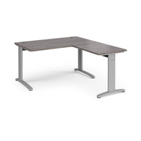 TR10 single desk with return
