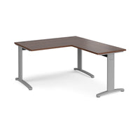 TR10 single desk with return