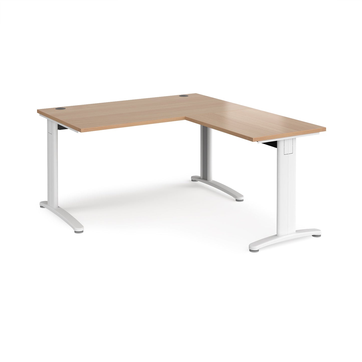 TR10 single desk with return