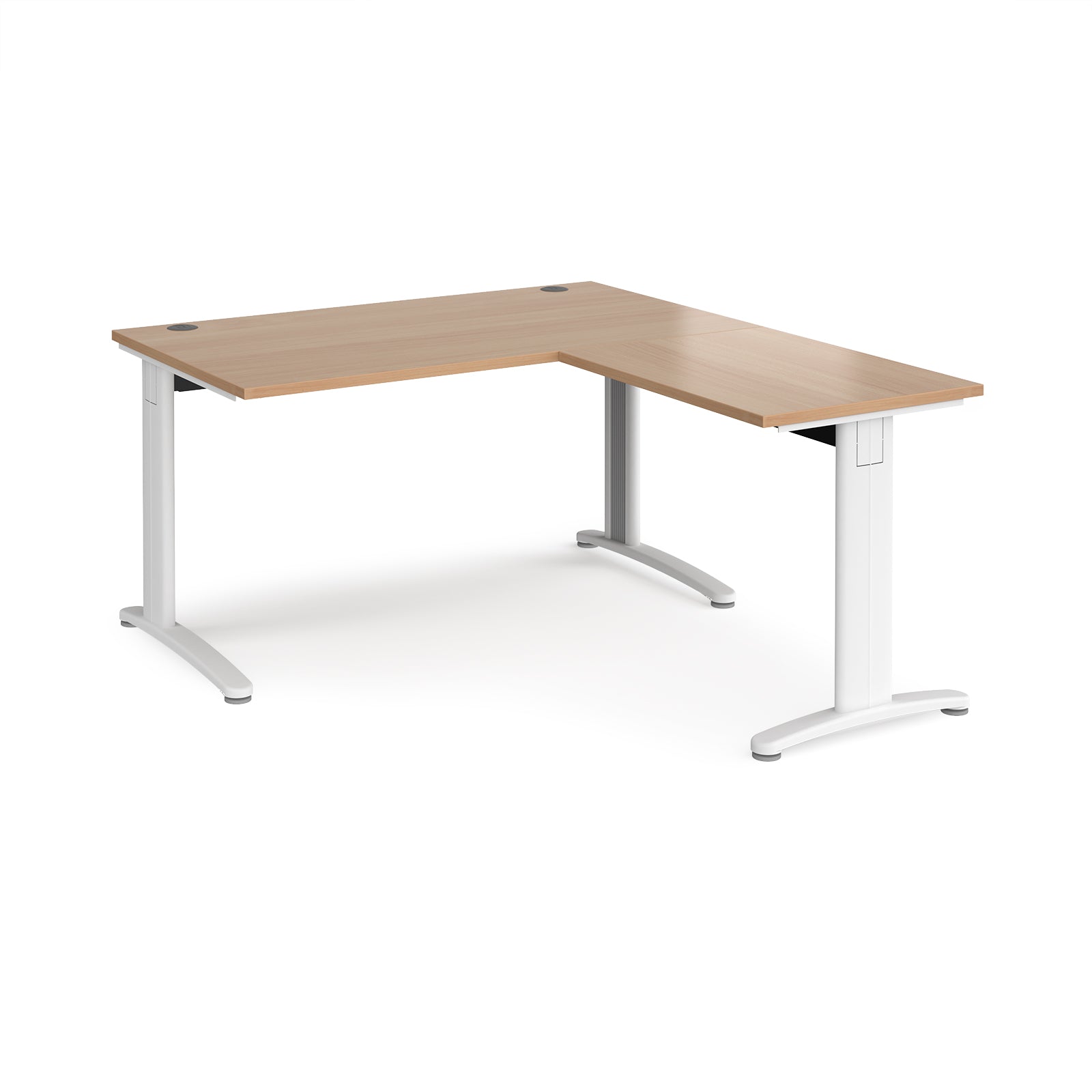 TR10 single desk with return