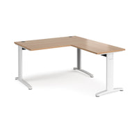 TR10 single desk with return