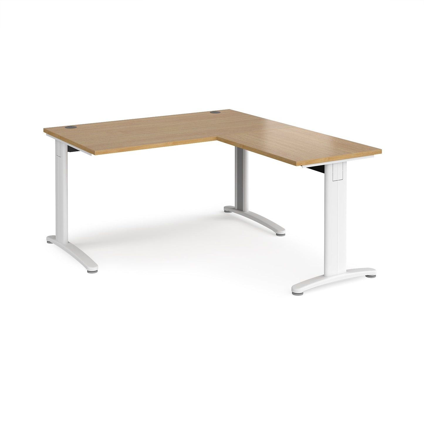 TR10 single desk with return