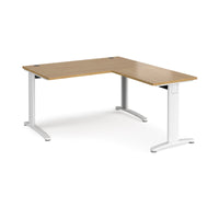 TR10 single desk with return