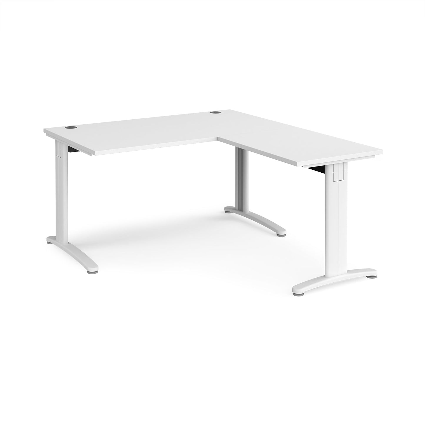 TR10 single desk with return