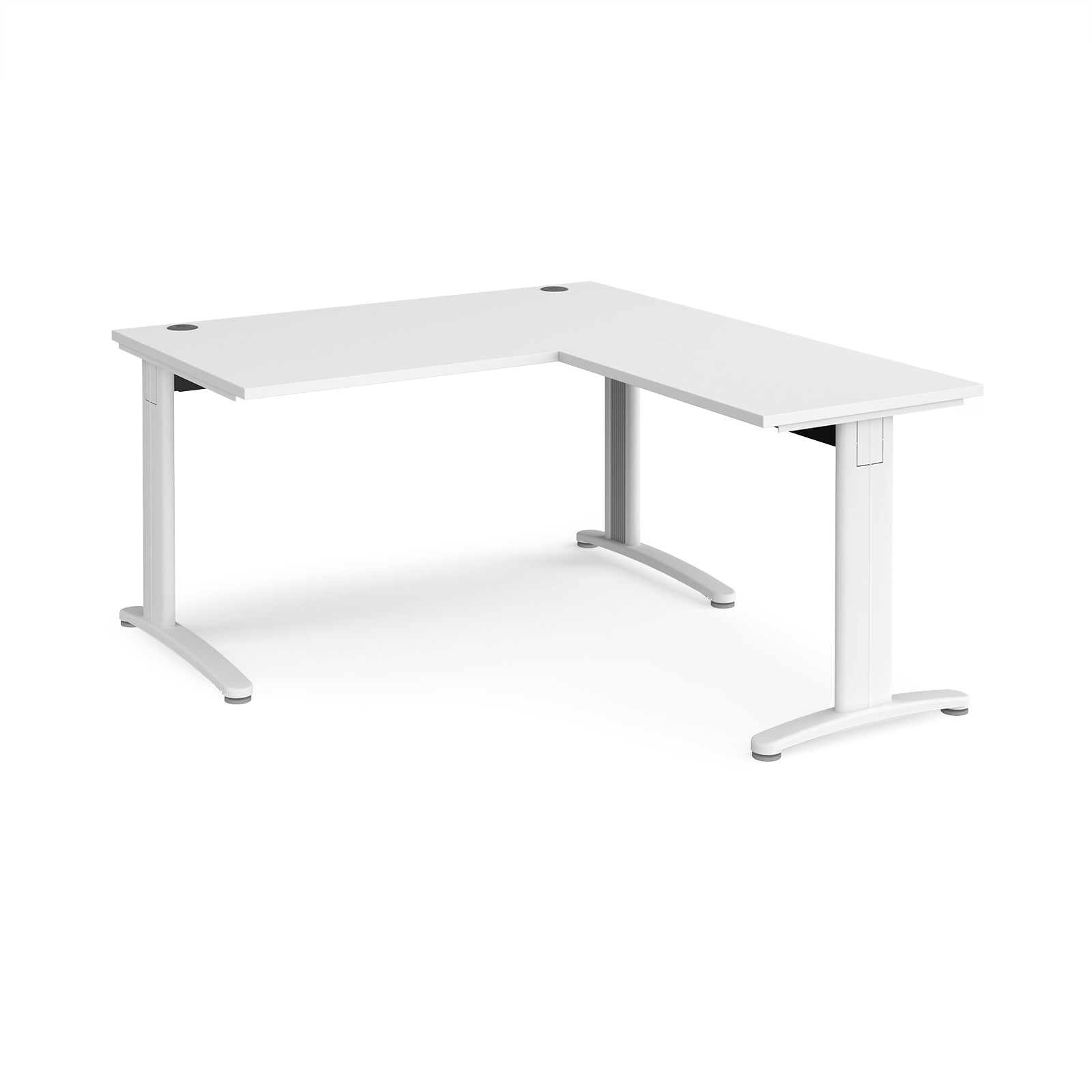 TR10 single desk with return
