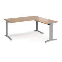 TR10 single desk with return