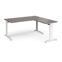 TR10 single desk with return