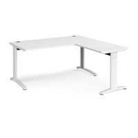 TR10 single desk with return