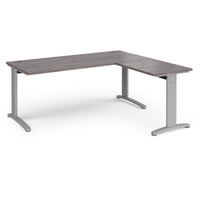 TR10 single desk with return