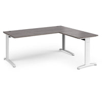 TR10 single desk with return