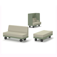 Trinity ottoman sofa - mobile with castors