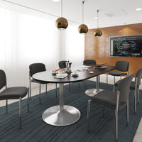 Trumpet base square extension table