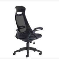 Tuscan mesh high back chair with head support