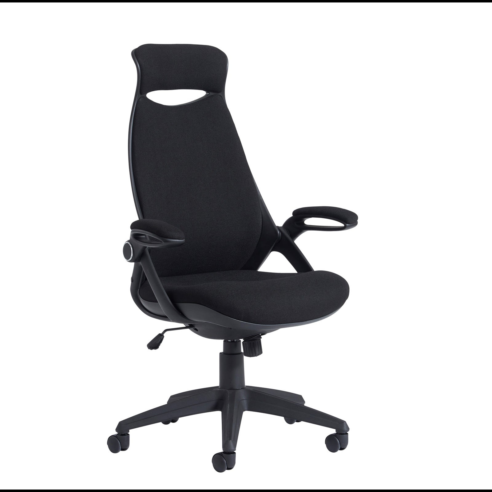 Tuscan fabric managers chair with head support