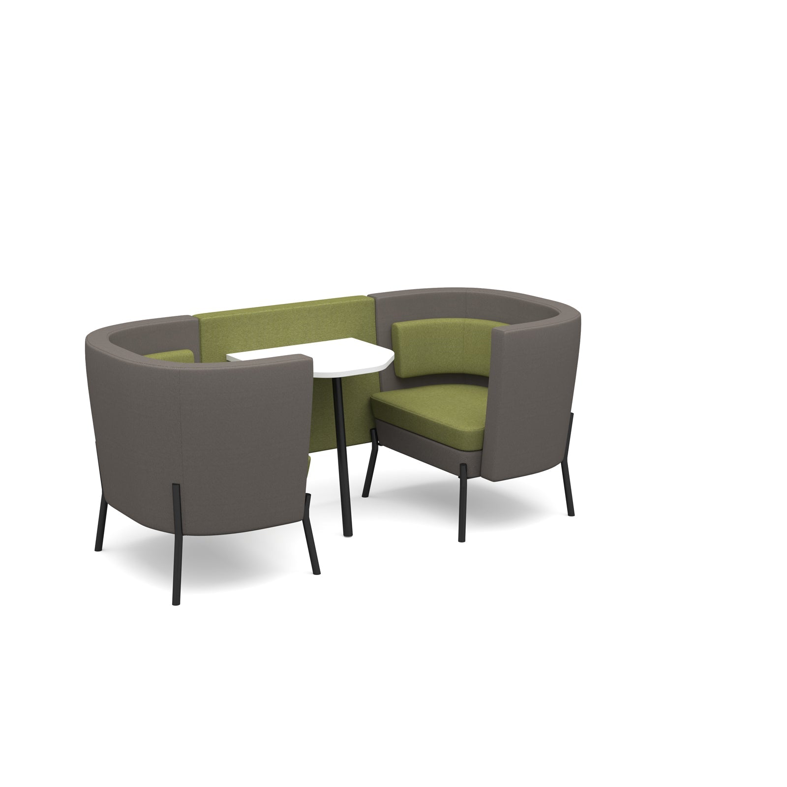 Tilly low back meeting booth