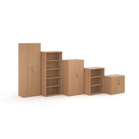 Universal bookcase with shelves