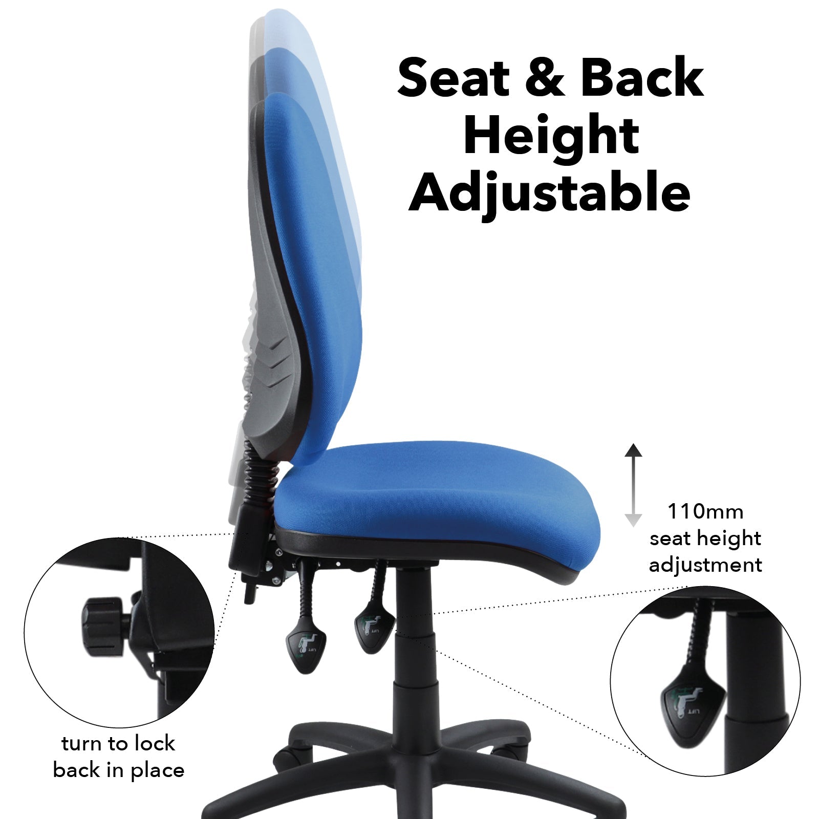 Vantage 100 2 lever PCB operators chair