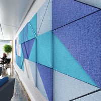 Piano Tiles acoustic triangular wall tiles