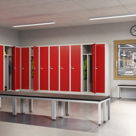Steel workwear combi locker