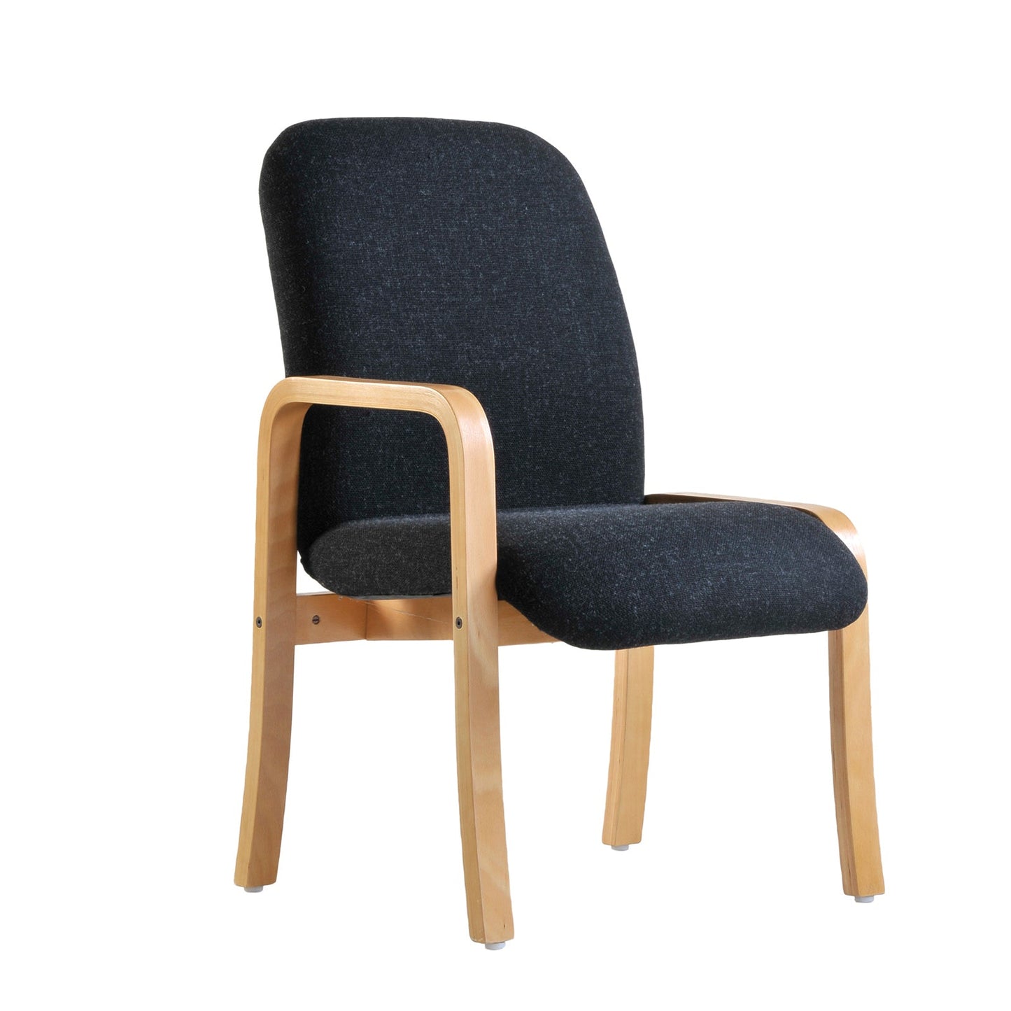 Yealm modular wooden frame reception seating - right hand arm