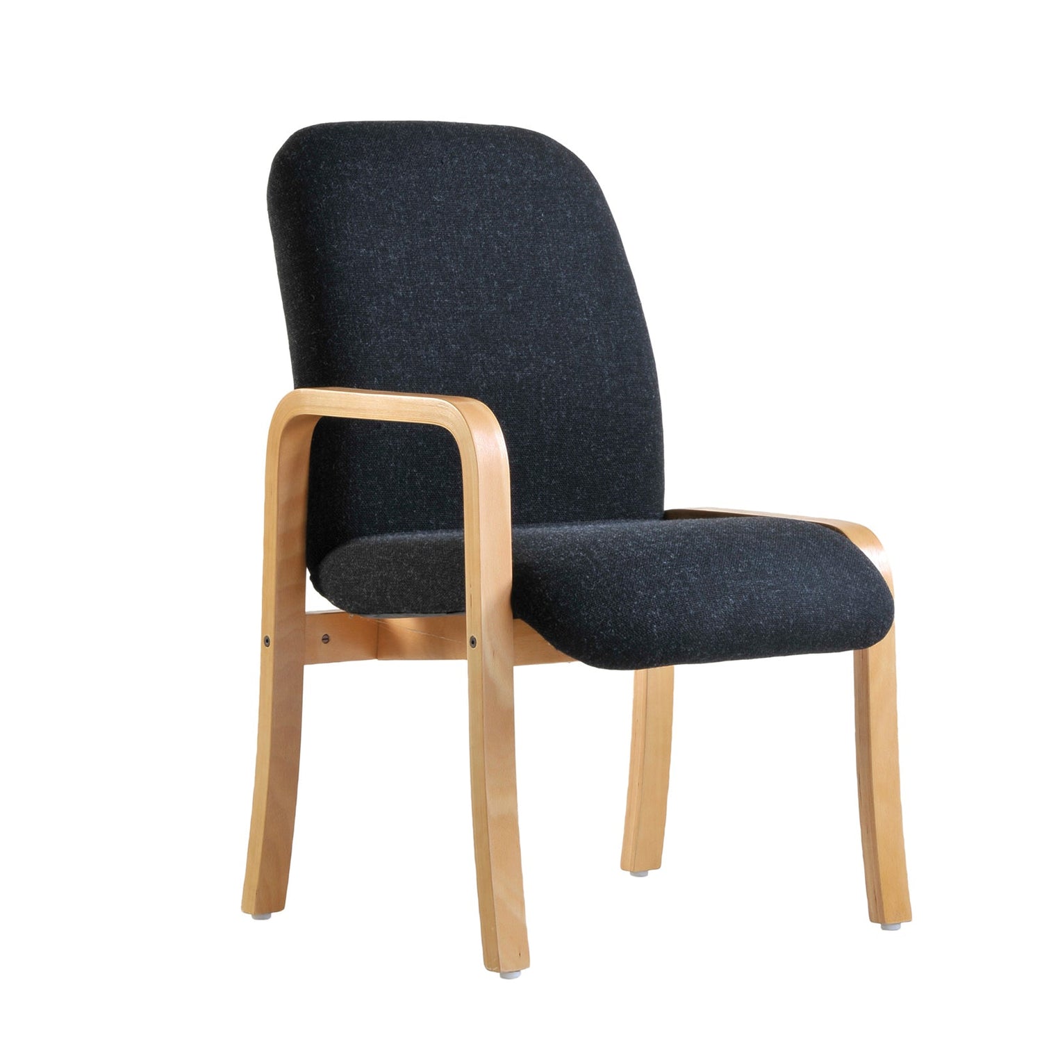 Yealm modular wooden frame reception seating - right hand arm