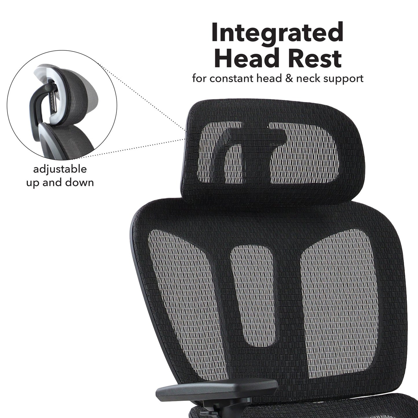 Zala mesh back operator chair with headrest