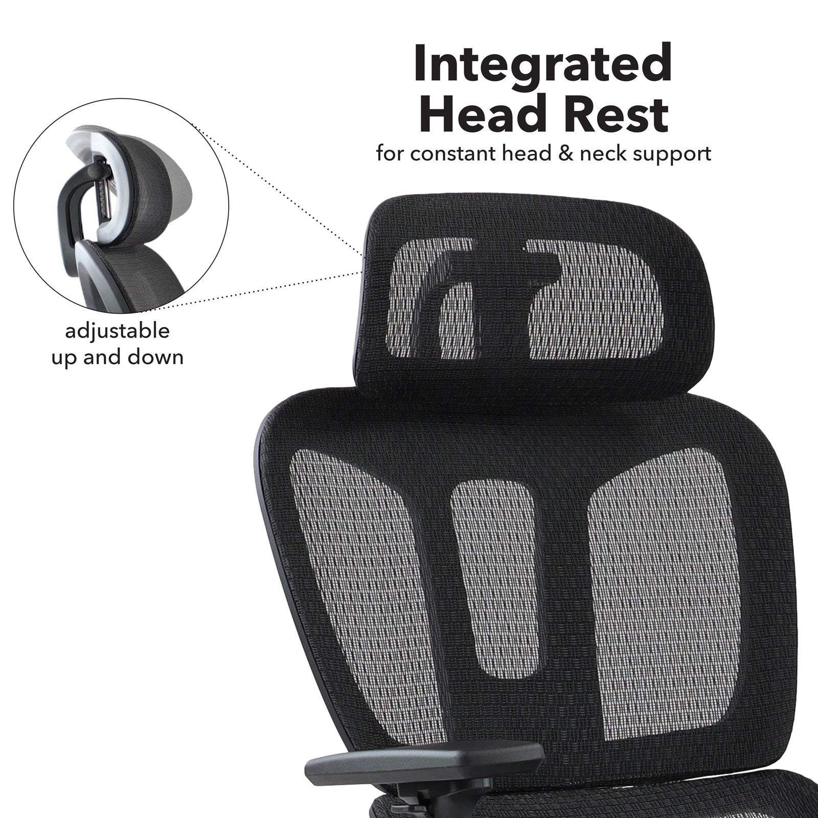 Zala mesh back operator chair with headrest