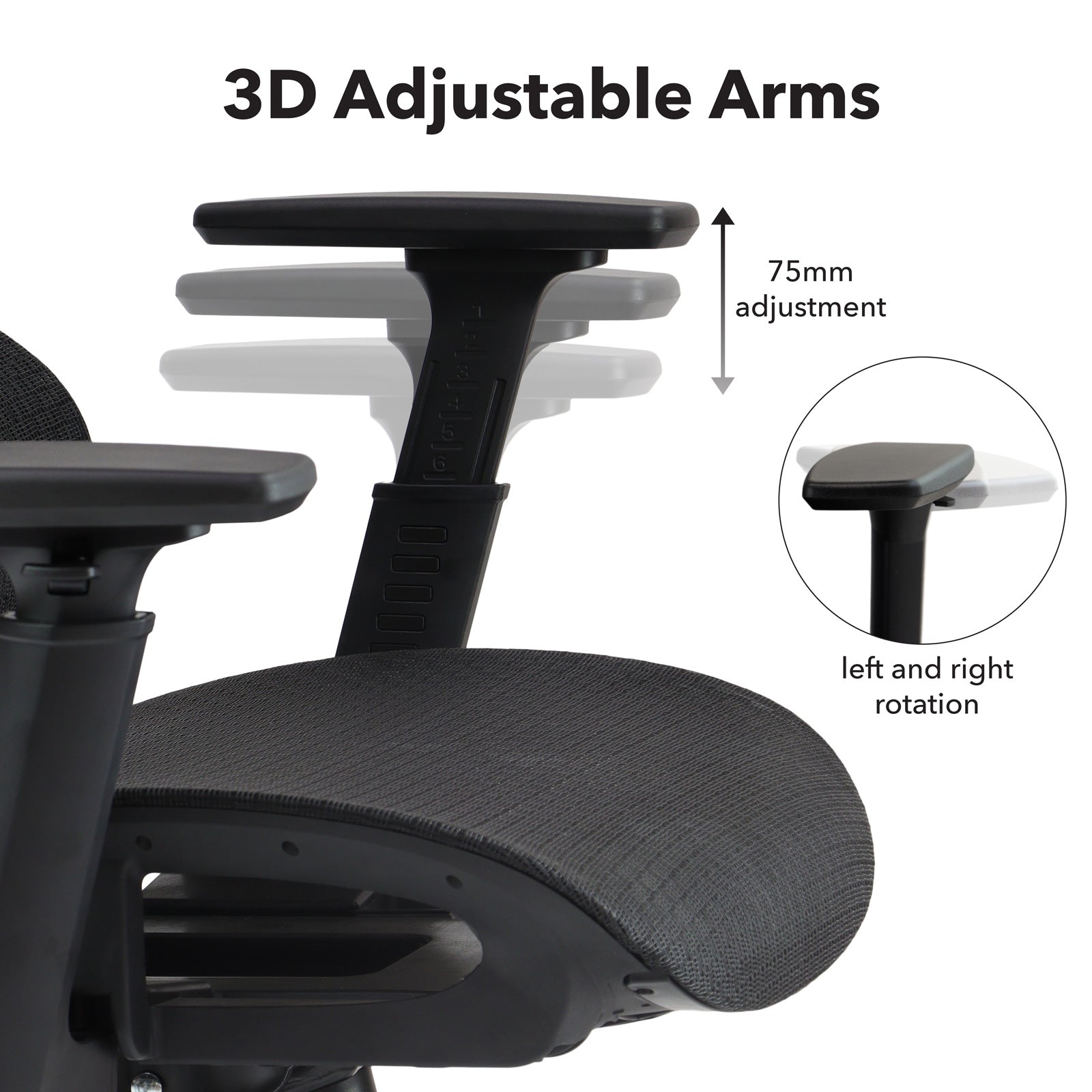 Zala mesh back operator chair with headrest