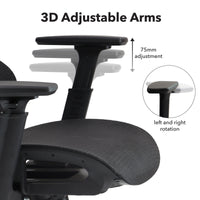 Zala mesh back operator chair with headrest